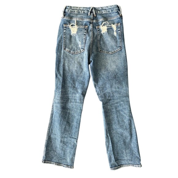 Good American GOOD CURVE STRAIGHT JEANS GCS127T Blue312 Size 4/27 - Picture 6 of 11